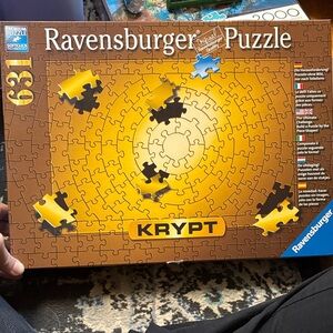 Ravensburger Krypt Puzzle in Yellow and Black